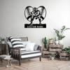 Customized rugby player metal signs, rugby sports name wall decorations, personal rugby wall signs, rugby home decor customization (Style-1) view 3