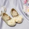 Otter MOMO Toddler/Little Girls Mary Jane Ballerina Flats Gold Shoes Slip-on School Party Dress Shoes Size 9 view 4
