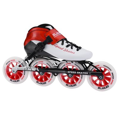 SLJJLHX Speed Skates for Men and Women,Professional Fitness Inline Skates Adult, High Performance Racing Skates, Unisex Black