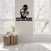 Customized rugby player metal signs, rugby sports name wall decorations, personal rugby wall signs, rugby home decor customization (Style-5) view 2