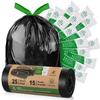Camping Toilet Bags Poo Gel Set, 25 Count Portable Toilet Bags with 15 Count Camping Toilet Gel, 8 Gallon Composting Toilet for Portable Outdoor Hiking view 1