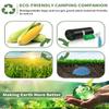 Camping Toilet Bags Poo Gel Set, 25 Count Portable Toilet Bags with 15 Count Camping Toilet Gel, 8 Gallon Composting Toilet for Portable Outdoor Hiking view 3