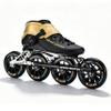 Inline Speed Skates Adult for Mens Womens, Professional Fitness Carbon Fibre Racing Skates Adult Male Female, High Performance Roller Skates Blades for Outdoor Marathon Racing, Black view 1