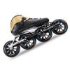 Inline Speed Skates Adult for Mens Womens, Professional Fitness Carbon Fibre Racing Skates Adult Male Female, High Performance Roller Skates Blades for Outdoor Marathon Racing, Black view 2