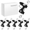 VercanMonth 6 Pcs Outrigger Release Clips Downrigger Release Clips with Adjustable Tension Planer Board Clips Downrigger Fishing Kite for Trolling Offshore Fishing Accessories (White) view 1