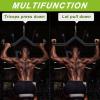 Kipika LAT Pull Down Bar for Cable Machine - Heavy Duty Steel T bar V Bar Cable Attachment with Quick-Connect Buckle - Back Tricep Bar Strength Training Handle for Home Gym - 12" 24" and 32" view 2