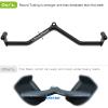 Kipika LAT Pull Down Bar for Cable Machine - Heavy Duty Steel T bar V Bar Cable Attachment with Quick-Connect Buckle - Back Tricep Bar Strength Training Handle for Home Gym - 12" 24" and 32" view 4