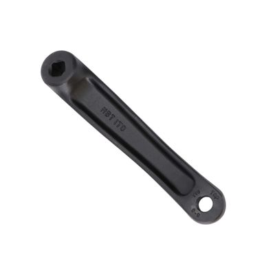 Yardwe Bike Crank Left Crank Arm for Mountain Bike Square Hole Design Hole Distance Compatible Road and Folding Bicycles Black