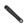 Yardwe Bike Crank Left Crank Arm for Mountain Bike Square Hole Design Hole Distance Compatible Road and Folding Bicycles Black view 1
