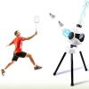 RESKIU Fully Automatic Badminton Shuttlecock Training Machine, Badminton Serving Machine, Badminton Robot Serving Machine, Badminton Shooting Machine view 1