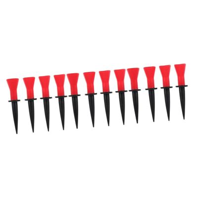 Yardwe 12pcs Golfs Ball Racks Elastic Golfs Tee Beginner Training Practical Design