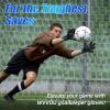 WVVOU Soccer Goalie Gloves for Youth and Adult with 4 Finger Saves, Pro Goalkeeper Gloves, Soccer Gloves with 4+3mm Super Grip Latex Palm (Blackblue2, 7) view 4