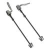 Yardwe 2pcs Quick Release Skewer Axle for Indoor Bike Trainer Steel Replacement for Rear Wheel Tire Easy Install Mountain Bike Accessory