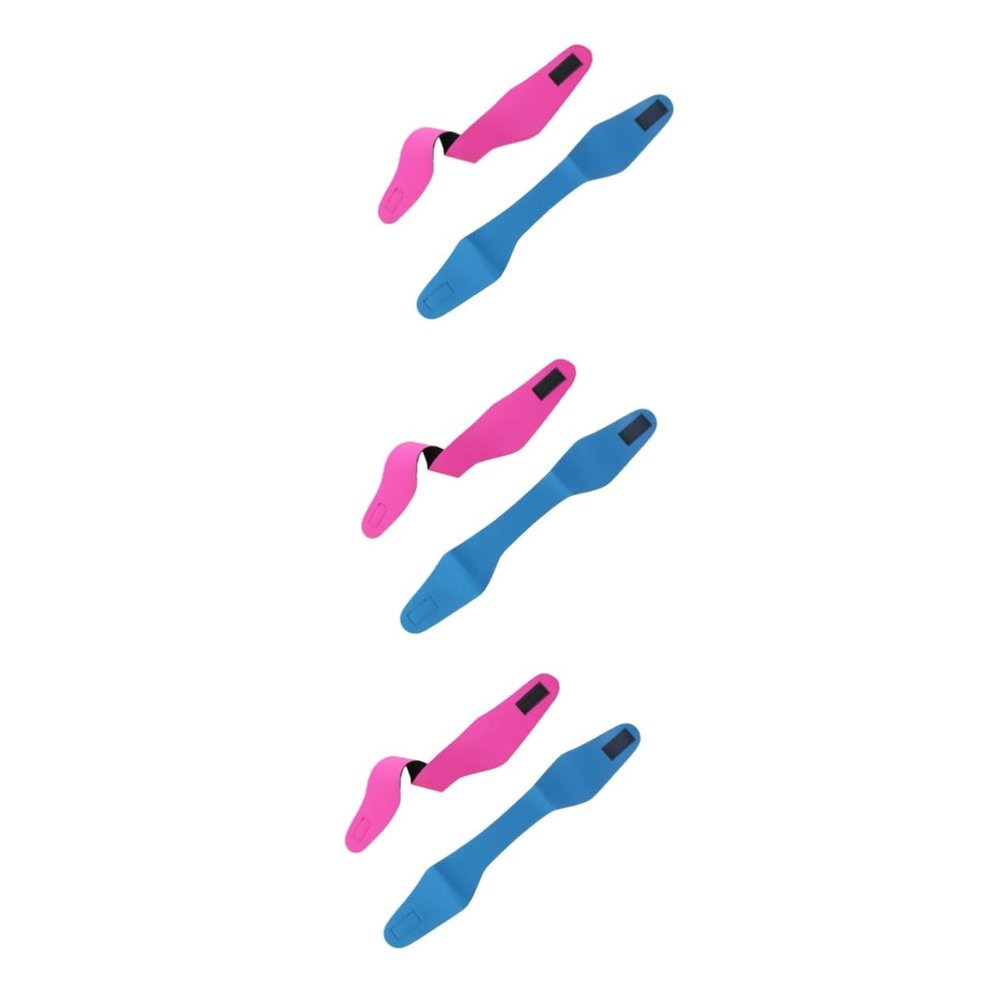 Yardwe 6pcs Ear Protector Headband Comfortable Swimming Ears Band for Bathing Surfing and Water Sports Rosy