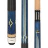 ASKA Billiard Pool Cue Stick, 58", 2pc Construction, Maple Shaft, 13mm Tip, Stainless Steel 5/16x18 Joint. (Blue, 20-Ounce) view 1