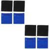 SUPVOX 8pcs Elastic Wrist Wraps Wristlet Strap Zipper Pocket Sweat Bands for Wrist Compression Running view 1