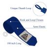 Amber Fight Gear Semi Elastic Professional 180-Inch Hand Wraps with Hook and Loop Closure for Boxing Kickboxing Muay Thai MMA for Men and Women, Blue, Sold as a Pair view 4