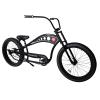 Tracer Fat Tire Beach Cruiser Bike, 26 Inch Stretch Chopper Bicycle for Adult,Single Speed Men Cruiser Bike with Oversized Hi-Ten Stretch Steel Frame,Front Wheel 26 * 3.0,Rear Wheel 26 * 4.0 MBK1 view 1