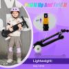 Rahmory 3-Wheel Light-Up Kids Scooter,20 Different Light Patterns,Three Adjustable Heights,Lean to Steer, Folding Scooter for Ages 3-8 view 4