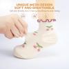 Aroveea Non Slip Grip Ankle Baby Socks 12 Pack for Toddler Boys and Girls Kids,Infant Cute Cotton Baby Socks view 3