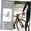 Yardwe Bike Cargo Racks Bike Front Bag Block Universal Design Front Carrier Bracket for view 3