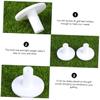 Yardwe 20pcs Durable Golf Tees Holders for Practice Driving Range Use Lightweight and Compact Design Bright White Color for All Skill Levels view 2