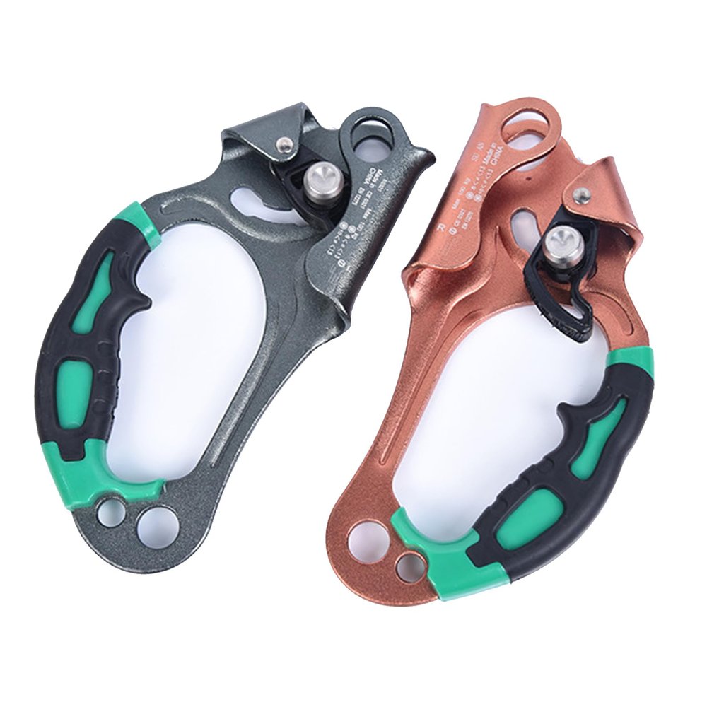 Climbing Hand Ascender, UIAA & CE Certified Hand Ascender, Rock Climbing Tree Arborist Rappelling Gear Equipment Rope Clamp()