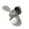 BARDOVEN Propeller 8-20HP 9-1/4X10 Stainless Steel 10 Tooth SS Prop for Suzuki Outboard, Highly polished surface, SILVER view 1