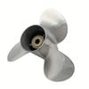 BARDOVEN Propeller 8-20HP 9-1/4X10 Stainless Steel 10 Tooth SS Prop for Suzuki Outboard, Highly polished surface, SILVER view 3
