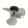BARDOVEN Propeller 8-20HP 9-1/4X10 Stainless Steel 10 Tooth SS Prop for Suzuki Outboard, Highly polished surface, SILVER view 4
