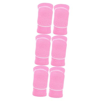 Kisangel 3pairs Dancer Knee Brace Thick Sponge Knee Pad for Women Comfortable Reusable Sleeve for Dance Yoga Fitness Activities