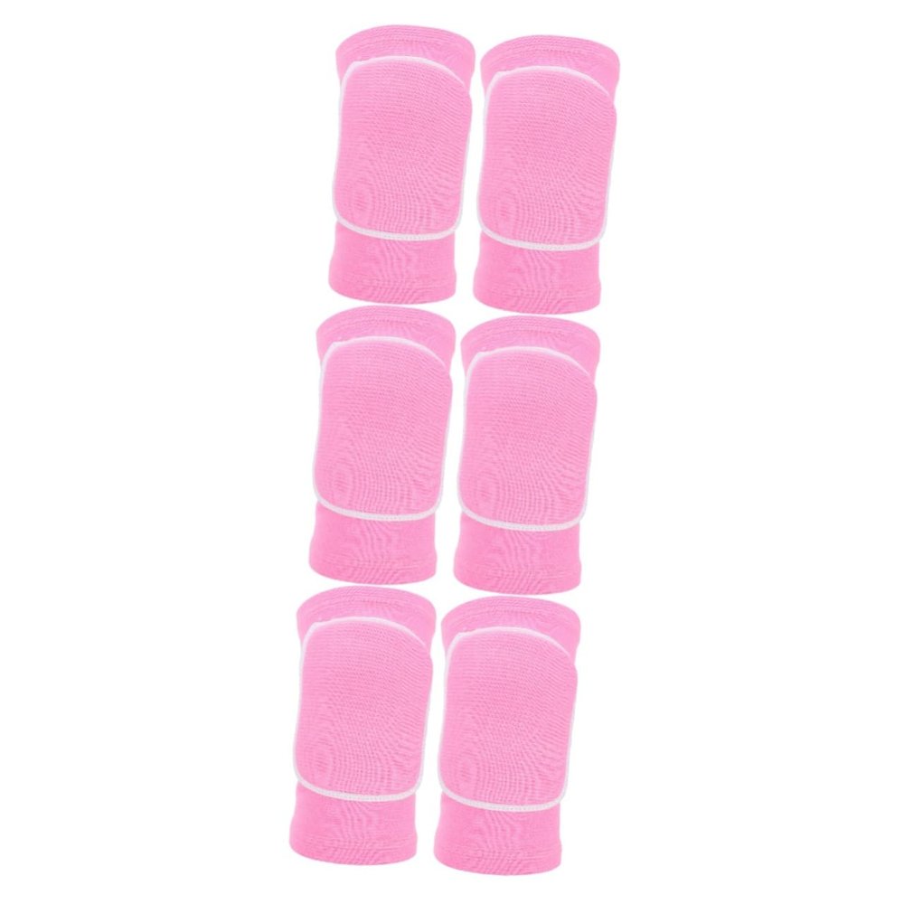 Kisangel 3pairs Dancer Knee Brace Thick Sponge Knee Pad for Women Comfortable Reusable Sleeve for Dance Yoga Fitness Activities