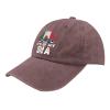 Hiking Hats for Men Mexican Truck Drive Hat for Men Caps Light Weight Its in My DNAS Sun Visor Hat Wine Red view 3