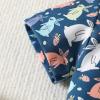 AIMAOMI Toddler Baby Boy Summer Print Shirt Outfits Clothes Short Sleeve Button Down Tops + Shorts Set (Orange, 6-12 Months) view 4