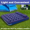DIMAR GARDEN King Size Camping Air Mattress Inflatable Bed with Pillow,Include Hand Pump view 2