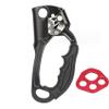 Climbing Rope Hand Ascender, Aviation Light Alloy Mountaineering Rock 8-13mm Vertical Rope for Cave Exploration for High Altitude Operations(Black) view 1