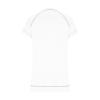 Womens Summer Short Sleeve Shirts Casual Solid Loose Fit Pocket Tunic Tops Lightweight Basic Tee Shirts Blouses Tops White view 3