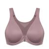 DELIMIRA Women's Front Closure Bras Posture Full Coverage Plus Size Underwire Unlined Back Support Plunge Seamless Bra B-H Cups Mochaccino 38DD view 1