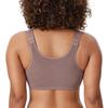 DELIMIRA Women's Front Closure Bras Posture Full Coverage Plus Size Underwire Unlined Back Support Plunge Seamless Bra B-H Cups Mochaccino 38DD view 2