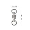 Sosoport 60pcs Stainless Steel Fishing Rolling Swivel Bearing Solid for Easy Connection for Various Fishing Techniques and Enthusiasts view 2