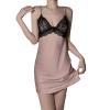 Pink Sling Halterneck Sexy Lace Strapless Slim Mini Dress Women's Backless Club Dress view 1