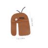 Yardwe 2pcs Double-Layer Cowhide Finger Tab for Archery Protective Gear for Beginners and Experienced Archers Comfortable Fit for Practicing and Hunting view 3