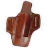 YT HOBBY Handmade Leather OWB Carry Two Slot Gun Open Top and Bottom Protected Barrel Holster Compatible with Red Dot (Brown - Right Hand, CZ 75) view 1