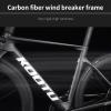 KOOTU Full Carbon Road Bike, T800 Carbon Fiber Frame Lightweight Racing Bicycle with 105 R7000 22 Speed Groupset and Wire-Pull Disc Brake for Adult (Red, 54cm(5'11"-6'2")) view 4