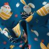 AIMAOMI Baby Boy Cotton Linen Shorts Set Solid Color Easter Egg Button T-Shirt Tops Shorts Summer Outfit (Navy, 18-24 Months) view 4