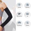 Atneato UV Protection Cooling Arm Sleeves - Arm Warmers Sun Protective Tattoo Sleeves for Men Women (Yellow) view 3