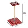 Pool Cue Rack Pool Cue Holder Pool Cue Stand 35mm Freestanding Billiard Cue Rack Organizer,Red Wood Pool Cue Holder with Rubber Rings Pool Stick Holder Billiard Cue Rack view 2