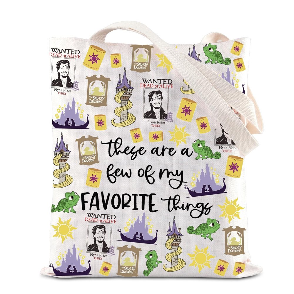 ENSIANTH Princess Merch Fairy Tale Lover Tote Bag Lost Princess -Castle Shoulder Bag Tower -Kingdom Gift