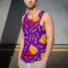 3D French Fries Slim Fit Mens Tank Tops Full Print Sleeveless Tees Gym Vest XL view 2