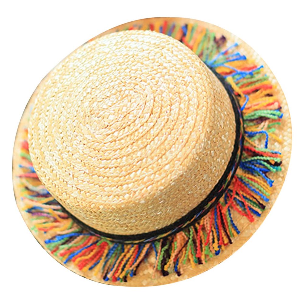 TENDYCOCO Sun Protection Hat Stylish Sun Hat with Lanyard for Women Men Boys and Girls for Beach Park and Travel Colorful
